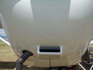 Close up view of Category 3 Composite Cowling.